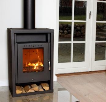 Warmuftkaminofen Asgård 2 Schwarz 5 kW Aduro 