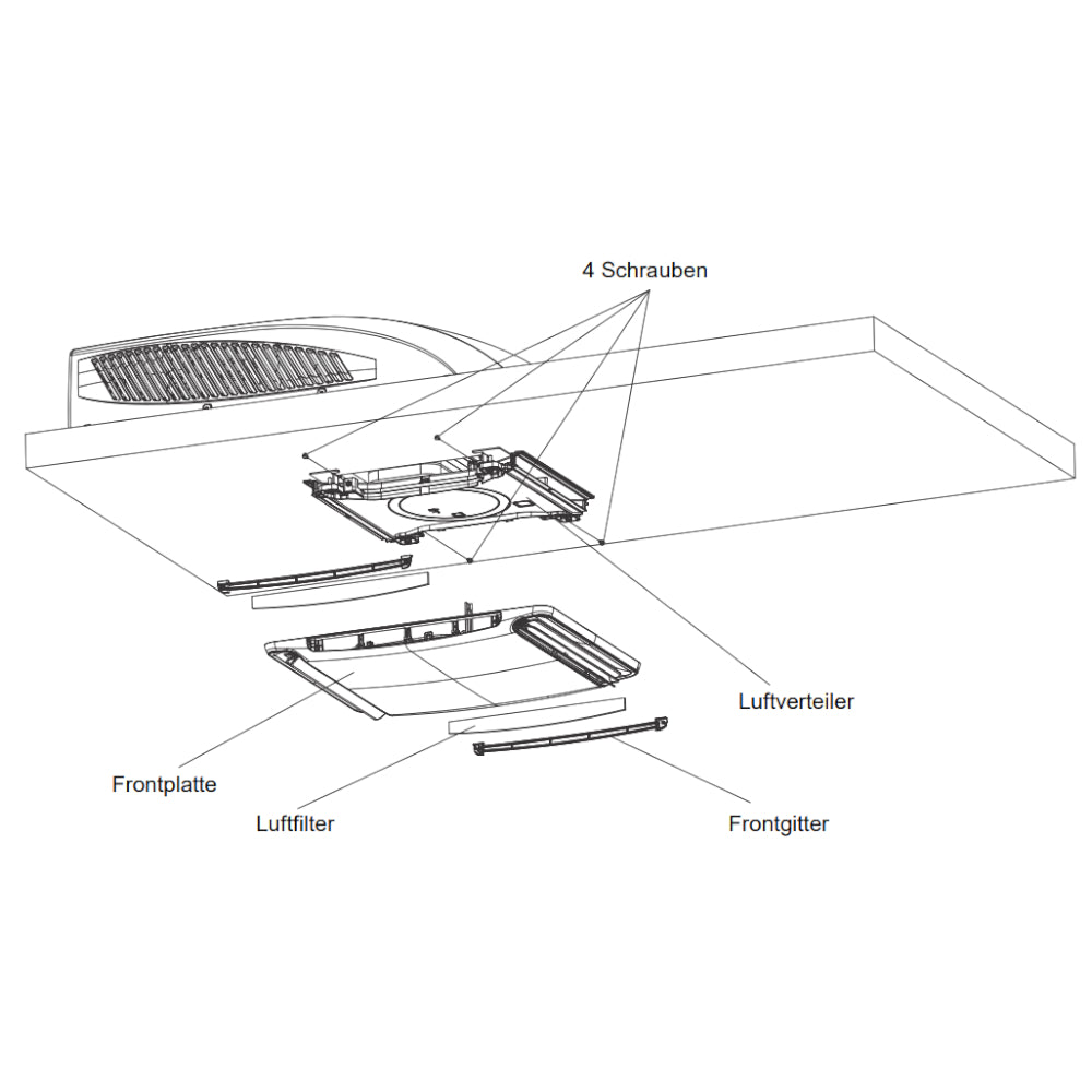 SINCLAIR | Dach-Klimaanlage ASV-35BS | Caravan & Wohnmobil | 3,6 kW