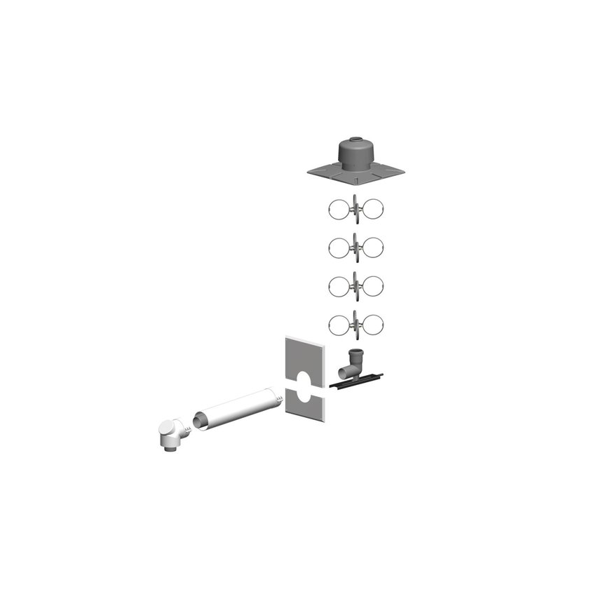ATEC | Schacht-Set mit Mündung aus PP | PolyTwin | DN110/160
