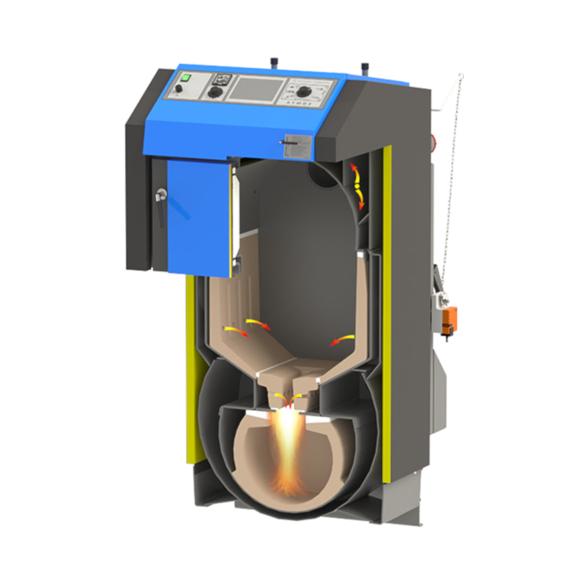 Atmos DC30GSE mit aut. Zündung Kessel Querschnitt | Klimaworld.com