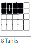 Aufstellschema  8 Tanks - VSF 105