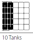 Aufstellschema  10 Tanks - VSF 618