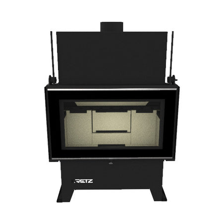 KRETZ | Kamineinsatz B 104 SP | Befeuerung vorn + hinten | 8 kW ➔ klimaworlv.com