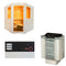 Sentiotec Sauna Komplettset Basic Corner | Cumulus | 5 Pers.