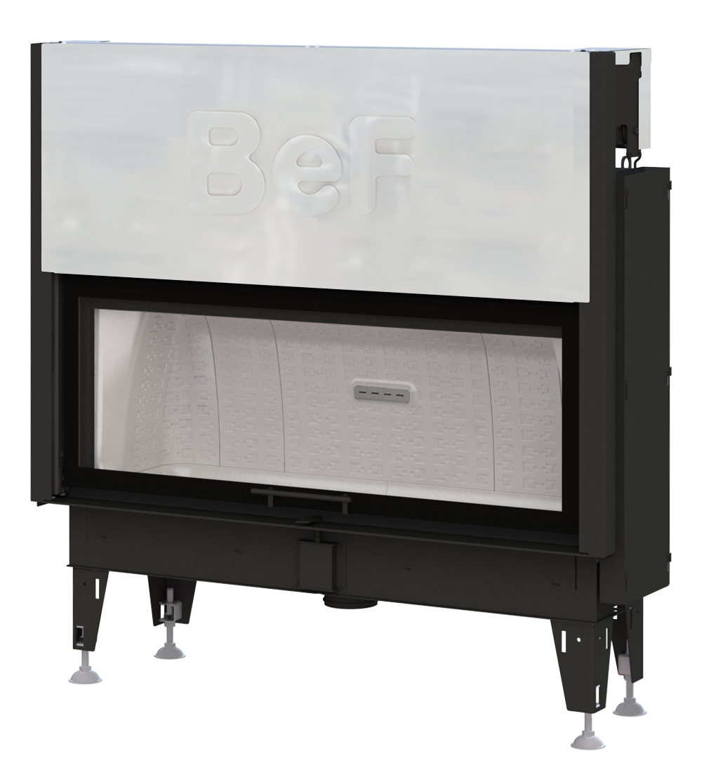 BeF Home Kamineinsatz V 14| 14 kW | hoch schiebbare Tür