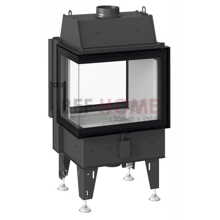 BeF Home Kamineinsatz Twin 7 CL | 7 kW | Eck-Verglassung Links 