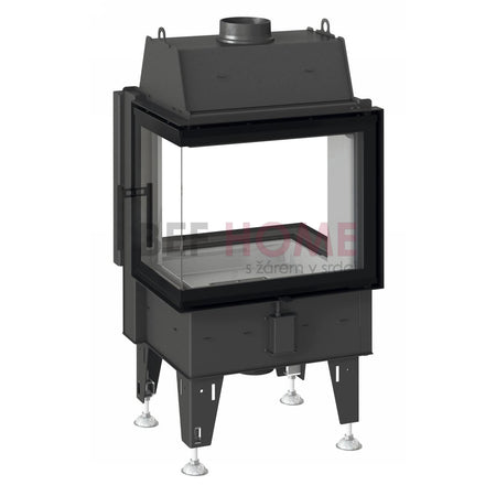 BeF Home Kamineinsatz Twin 7 CL-CL| 7 kW | Tunnel mit Ecken
