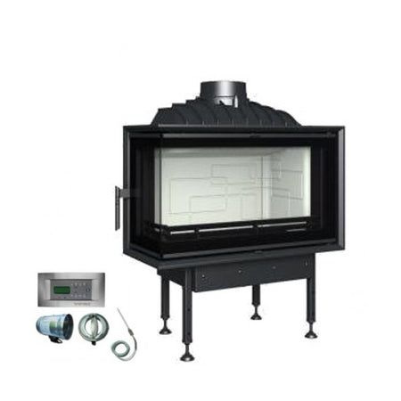 Kamineinsatz Warmluftkamin BeF Home Optim 8 CL Heizkamin 10 kW
