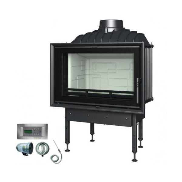 Kamineinsatz Warmluftkamin BeF Home Optim 8 Heizkamin 10 kW