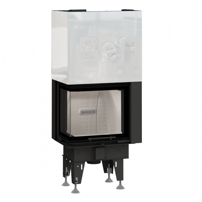 Warmluft Kamineinsatz BEF FEEL V 7 CP | Eckscheibe LINKS | hochschiebbar | 7 kW| Klimaworld.com