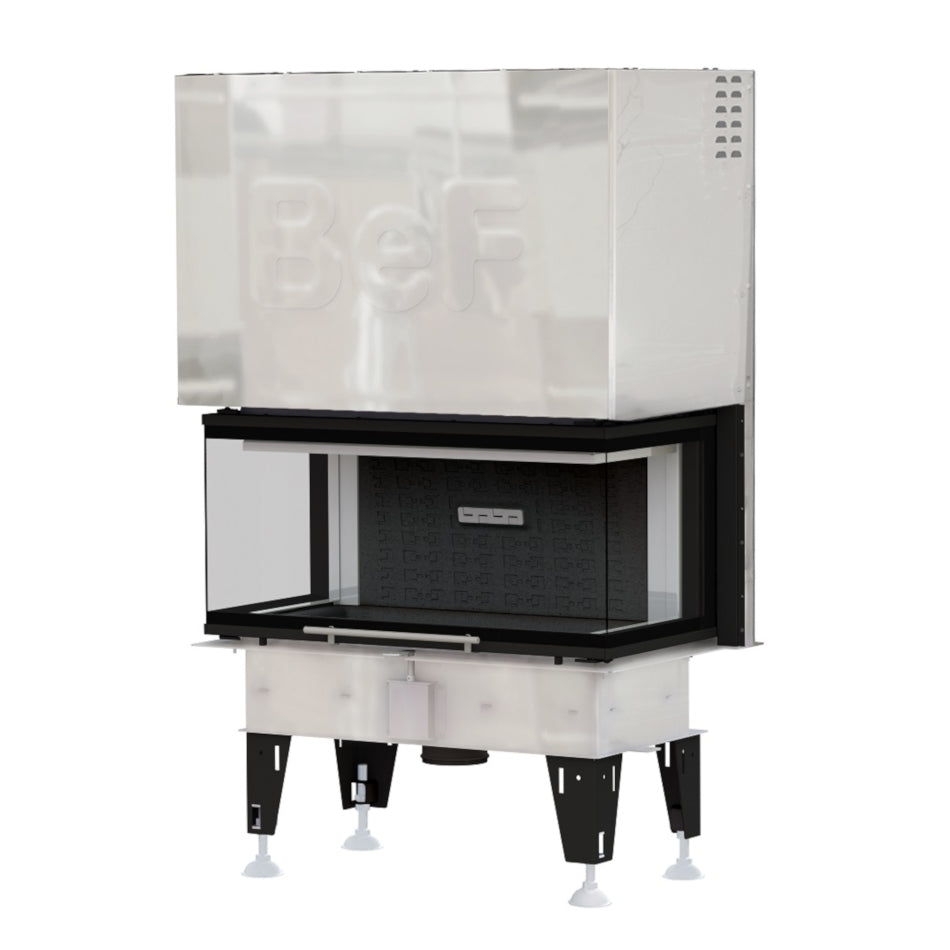 BeF Home Kamineinsatz Royal V 8 C| 8 kW | Hochschiebbarer Tür 