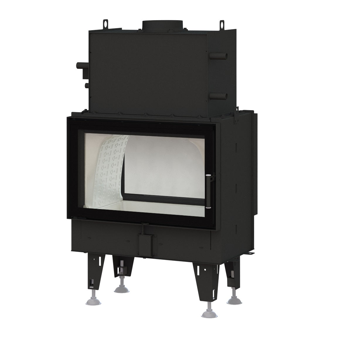 Kamineinsatz wasserführend Twin (V) 8 N Aquatic II |BEF HOME| Tunnelkamin|14kW