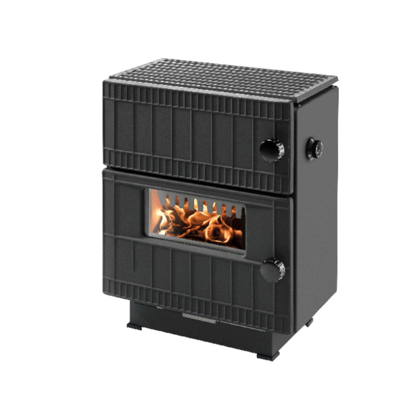Haas+Sohn | Dauerbrandofen HSDB 1.0 | 7kW schwarz