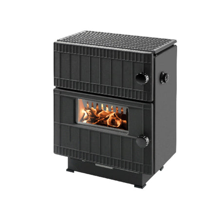 Haas+Sohn | Dauerbrandofen HSDB 1.0 | 7kW schwarz