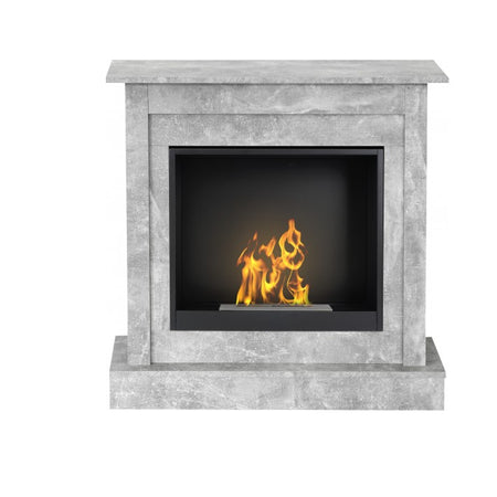 Aflamo Bio-Kamin Vigo Classic mit Einsatz Bio 60, Beton | klimaworld.com