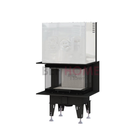BeF Home Kamineinsatz  Therm V 6 C | 6 kW | weißer Feuerraum 