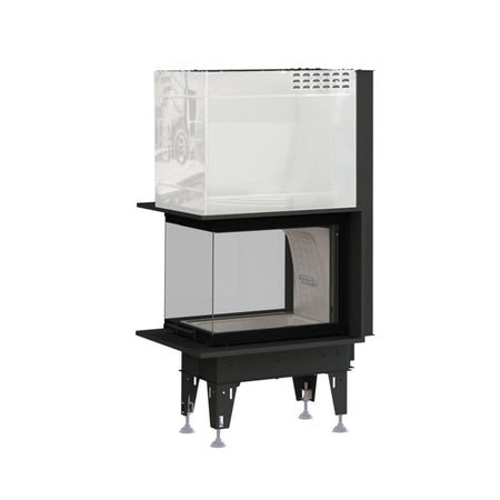 BeF Home Kamineinsatz Therm V 6 U| 6 kW | weißer Feuerraum 