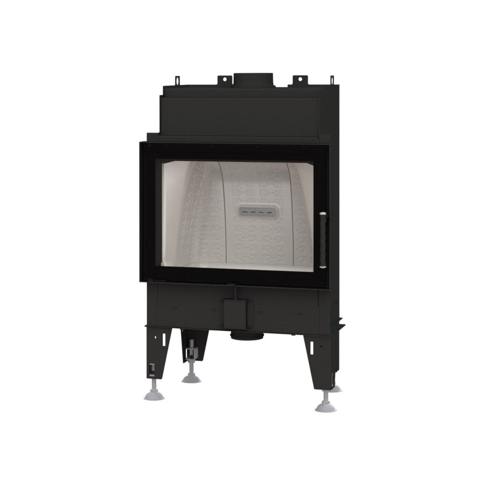 BeF Home Kamineinsatz Therm 7| 7  kW | weißer Feuerraum 