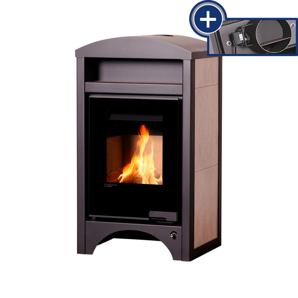  Aquaflam Vario Barma | wasserführender Kaminofen | elek. Regelung | 11/5 kW 