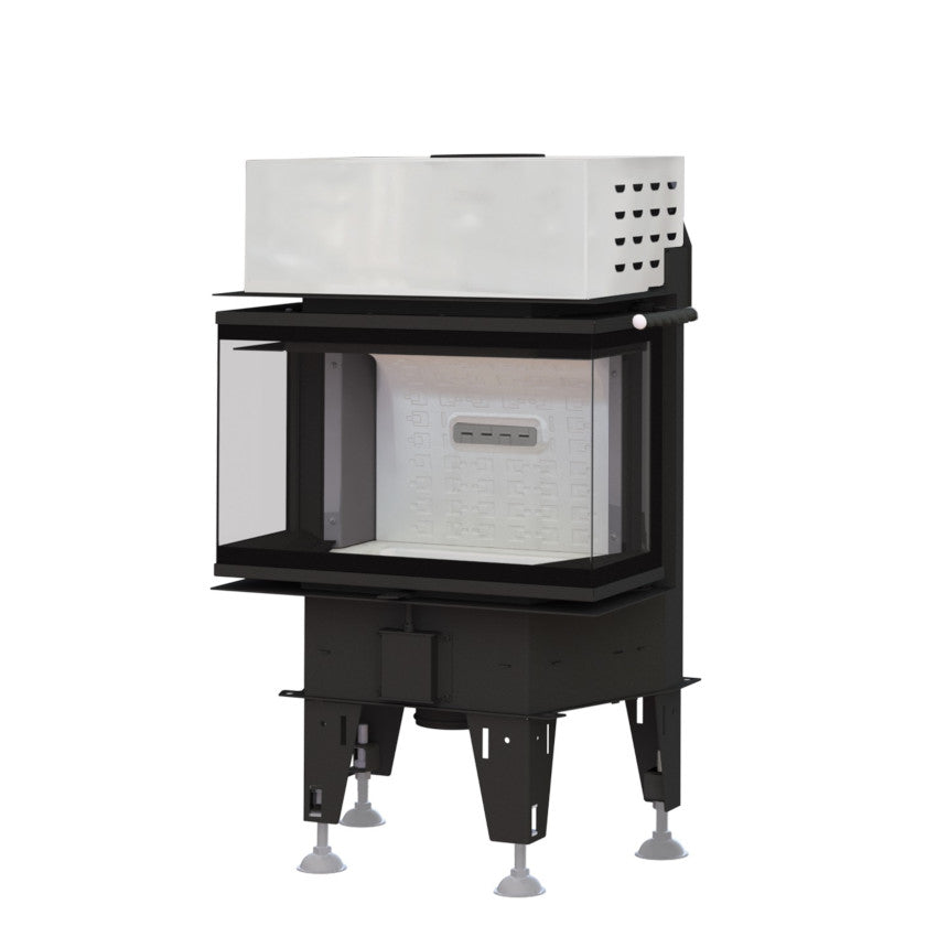 Bef Home Kamineinsatz  Therm 6 C| 6 kW | weißer Feuerraum 