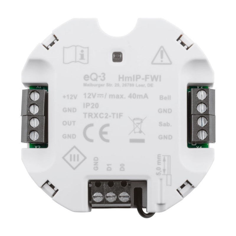 Homematic IP Wiegand Schnittstelle Unterputz | eQ-3 | HmIP-FWI ➔ klimaworlv.com