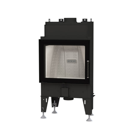BeF Home Kamineinsatz Therm 6 | 6 kW | weißer runder Feuerraum