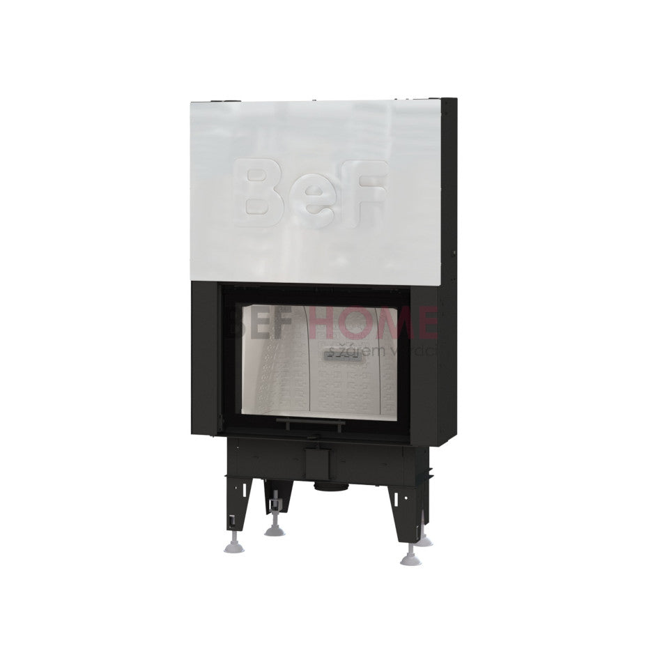 BeF Home Kamineinsatz Therm V  7| 7 kW | weißer Feuerraum 