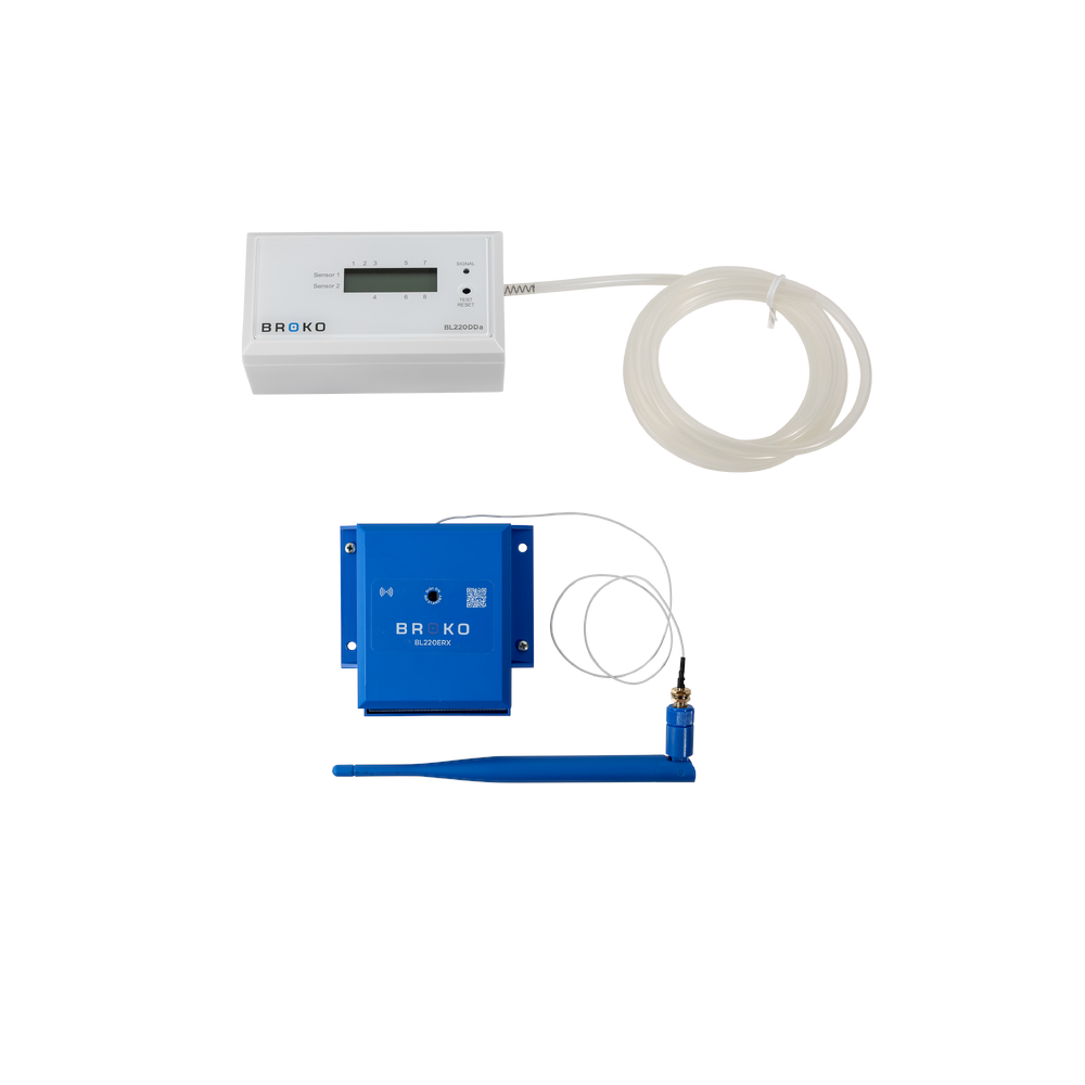 BROKO Set bestehend aus weissem BL220DDa und blauem BL220ERX | klimaworld.com