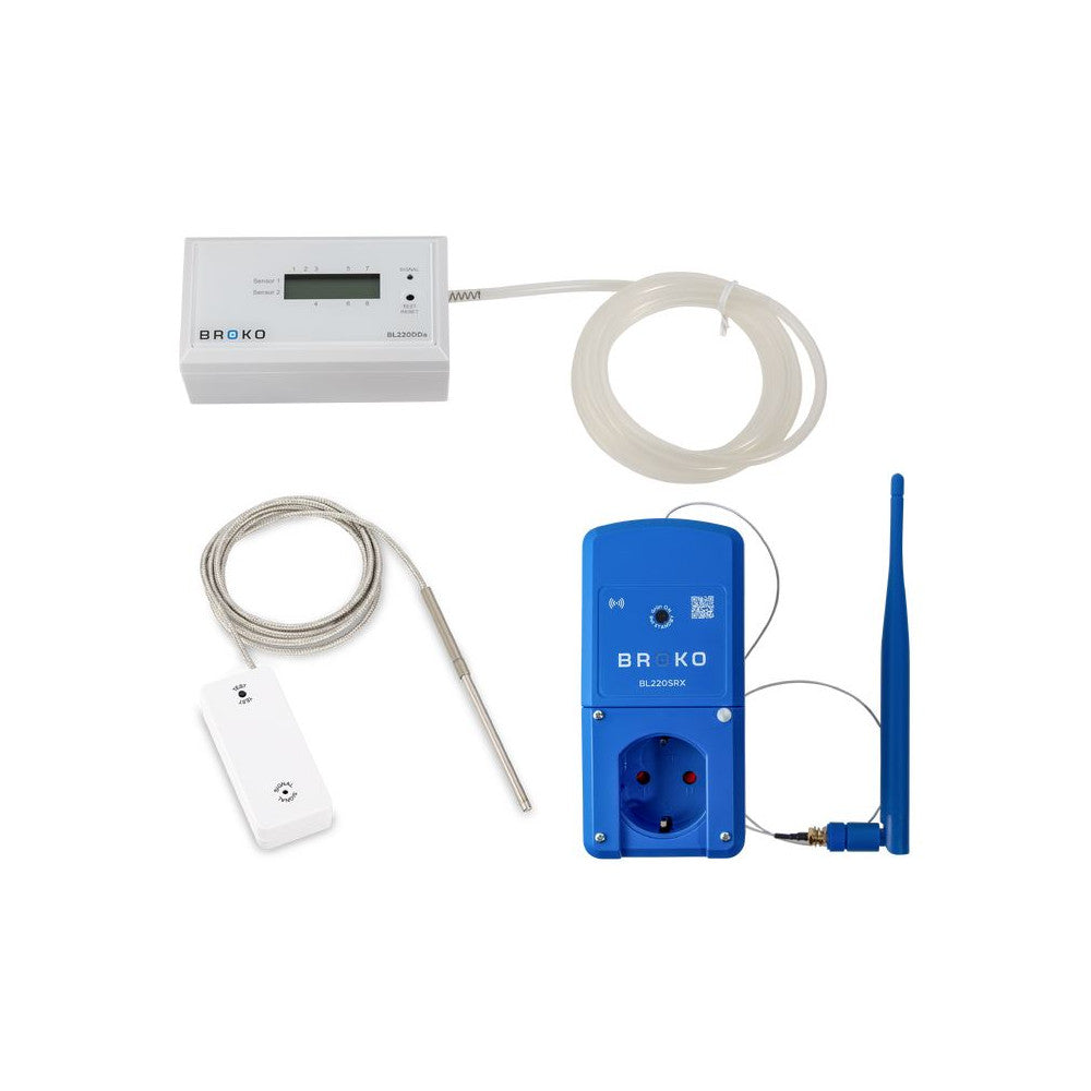 BROKO Set bestehend aus Differenzdrucksensor, Temperaturwaechter und Funk-Abluf-Sicherheitsschalter | klimaworld.com