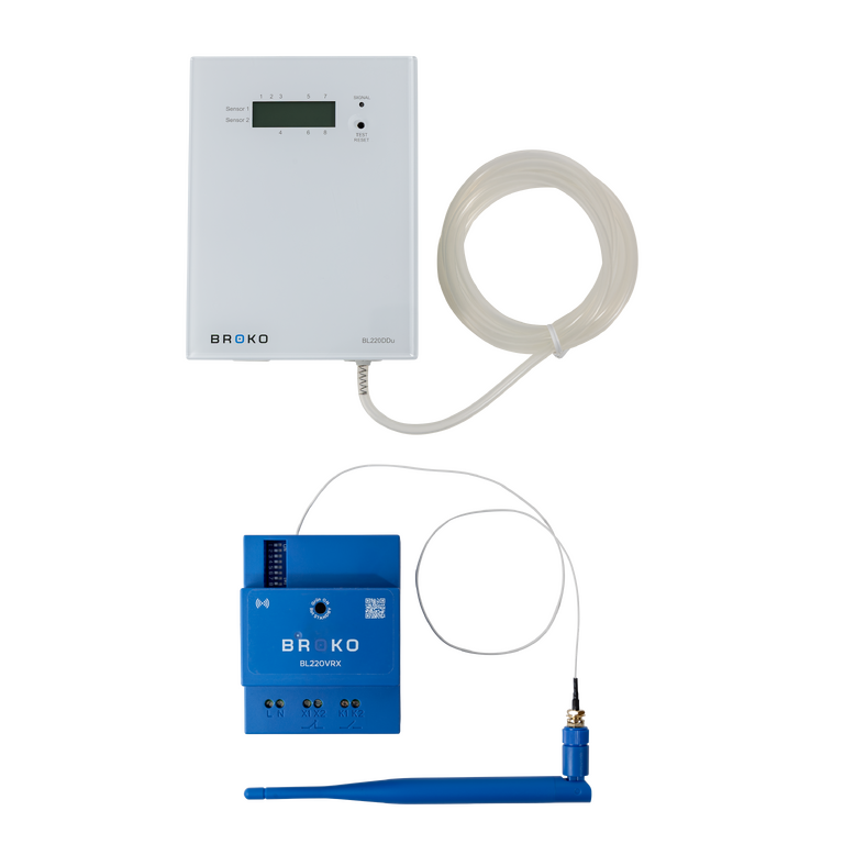 BROKO Set bestehend aus weissem BL220DDu und blauem BL220VRX | klimaworld.com