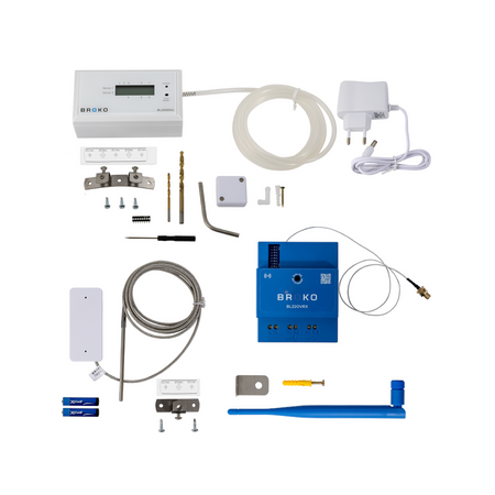 BROKO Set bestehend aus Differenzdrucksensor, Temperaturwaechter und Funk-Abluf-Sicherheitsschalter | klimaworld.com
