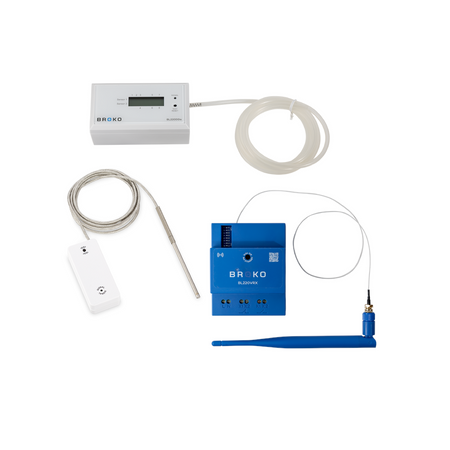 BROKO Set bestehend aus Differenzdrucksensor, Temperaturwaechter und Funk-Abluf-Sicherheitsschalter | klimaworld.com