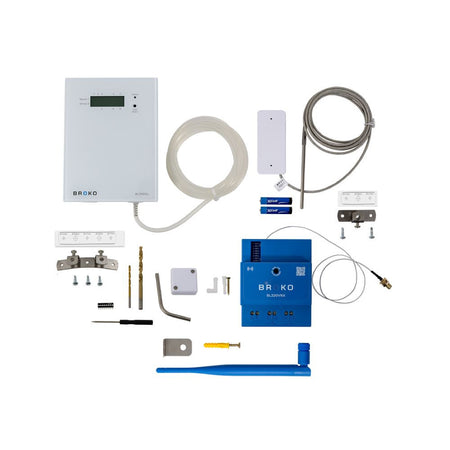 BROKO Set bestehend aus Differenzdrucksensor, Temperaturwaechter und Funk-Abluf-Sicherheitsschalter | klimaworld.com