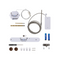 BROKO Set Kochfeldabzug| BL220WTslim | Funk-Schalter Klemmv. + Fensterkontakt Slim + Temp.