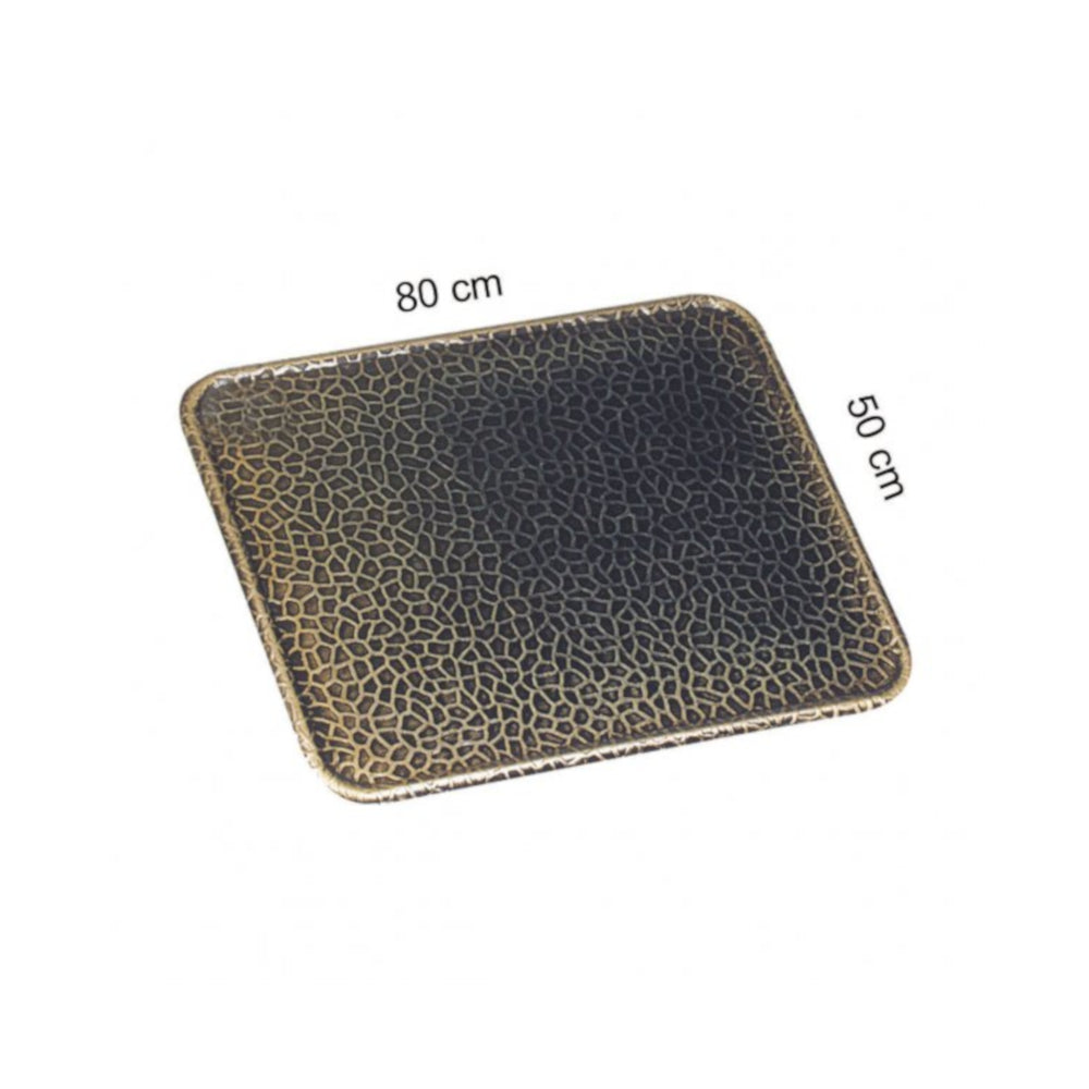 KaminoFlam | Bodenblech Altmessing 500 × 800 mm | Klimaworld.com