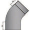 Rauchrohrbogen gezogen 45° Durchmesser 130mm