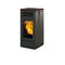 Edilkamin Pelletofen Nara2 Plus | Keramikeinsatz bordeaux | 9,2 kW