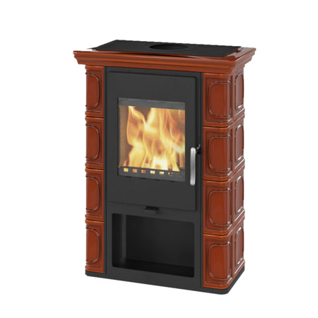 Thorma Kaminofen BORGHOLM Exclusive Dunkelbraun 6 kW | klimaworlv.com