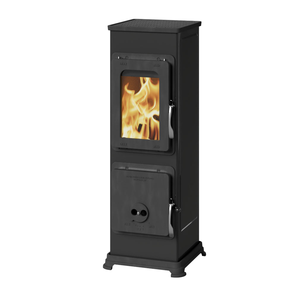 THROMA Holzofen | Bozen AT | Werkstattofen | 5 kW | Schwarz