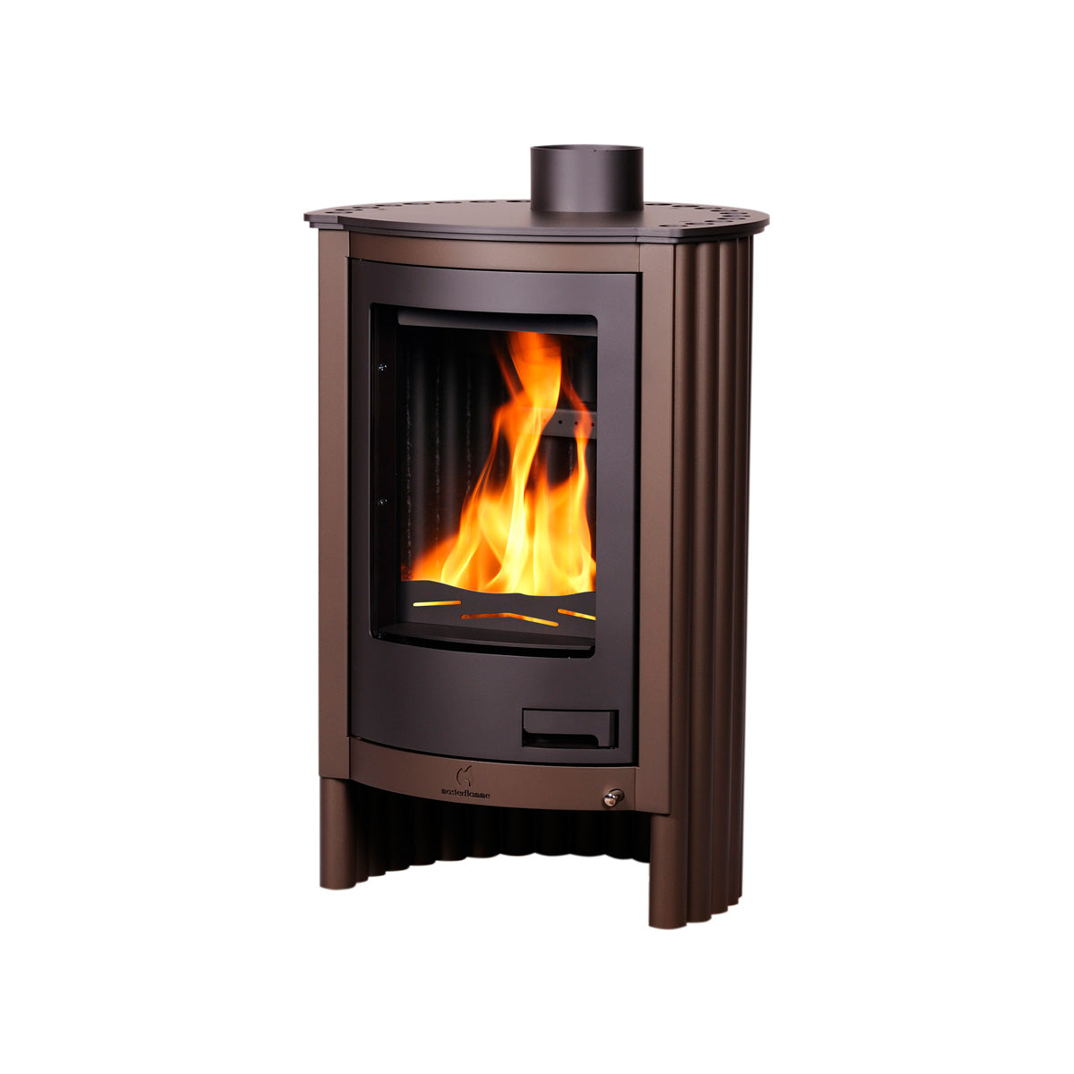 HS Flamingo Warmluftofen Masterfalmme Piccolo I braun | Klimaworld.com