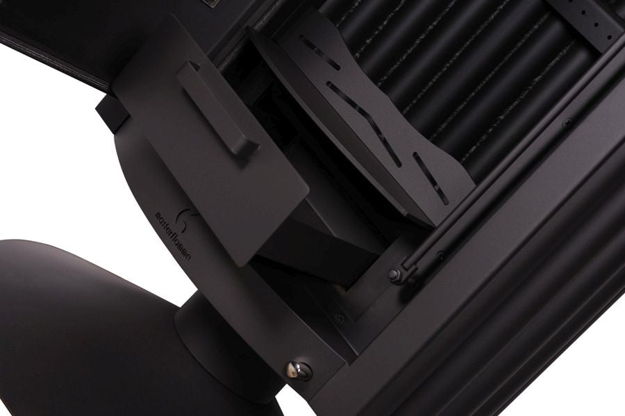 HS Flamingo Warmluftofen Masterfalmme Piccolo II in Gruen, Detail | Klimaworld.com