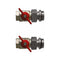 BUDERUS | Logafloor Kugelhahn-Set KHS | horizontal | 1'' x 1''