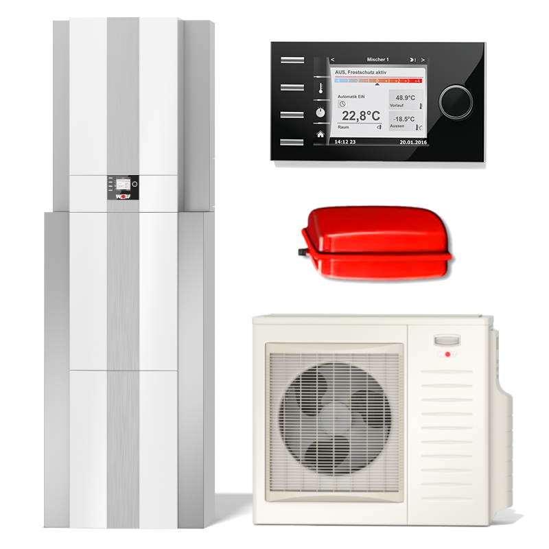 WOLF | Wärmepumpencenter | CHC-05/200-35 Split | 5 kW