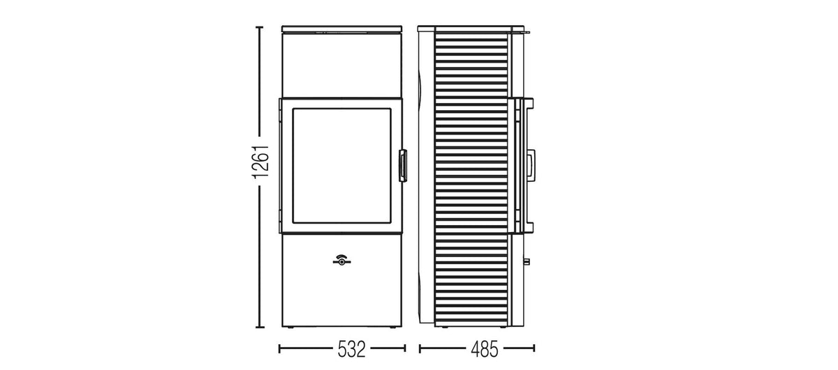 Chester Xtra Maßzeichnung
