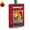 Kaminofen Chic 9,6 kW Edilkamin Luftheizer Rot