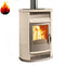 Kaminofen Chic 9,6 kW Edilkamin Luftheizer Altweiß