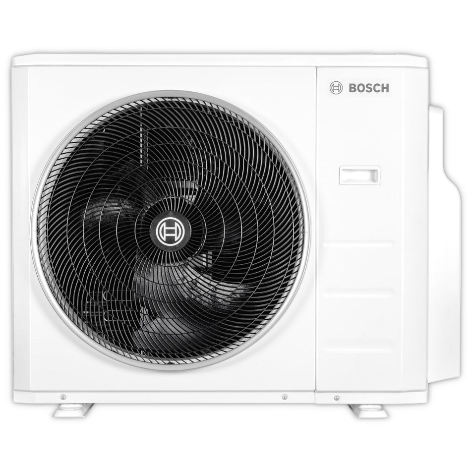 Bosch Climate 7000 M Aussengeraet in Weiss mit Luefter vorne | klimaworld.com