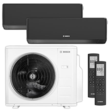 BOSCH Climate 7000 Multisplit Klimaanlage Set mit Wandgeraet, Aussengeraet und Fernbedienung | Klimaworld.com