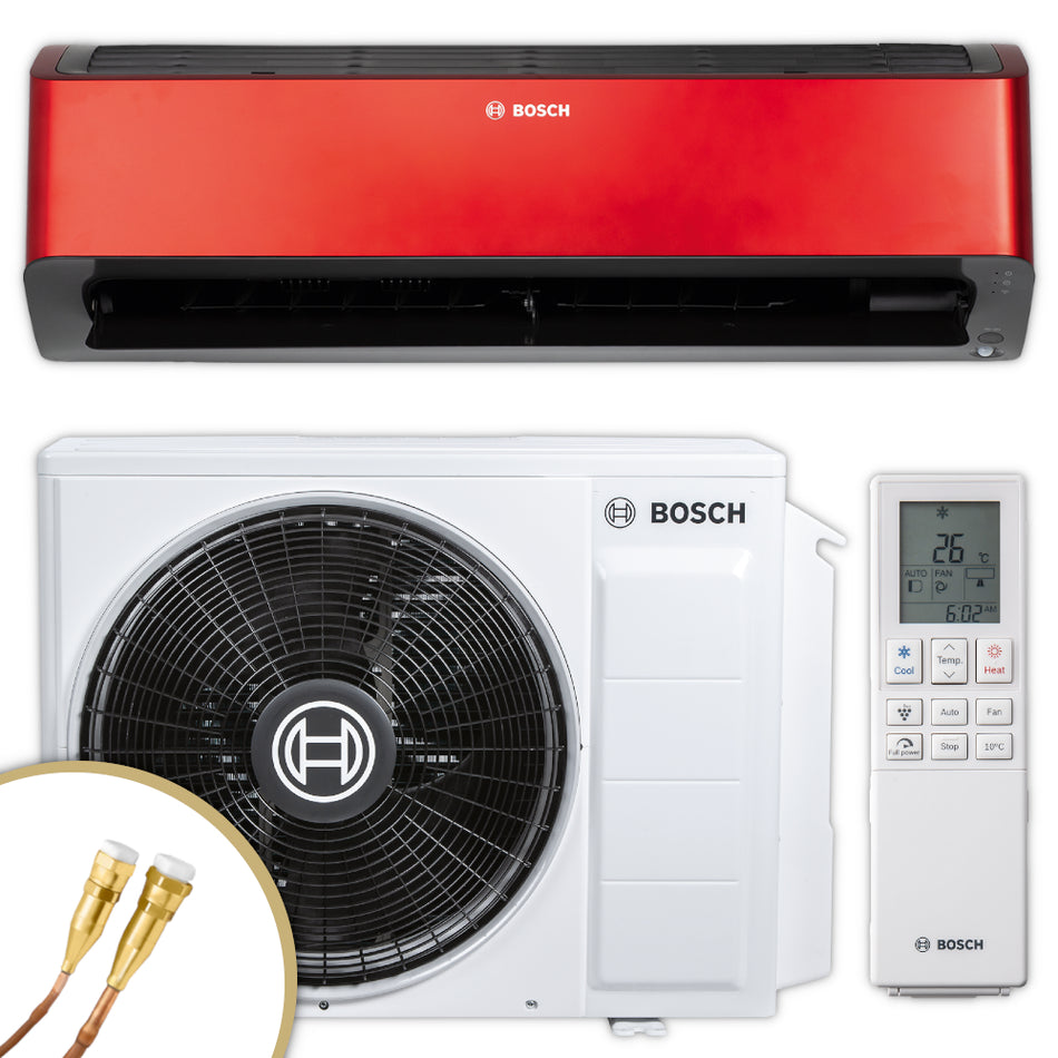 BOSCH | Split Klimaanlage CLC8001i 25 ER | 2,5 kW | rot | klimaworld.com