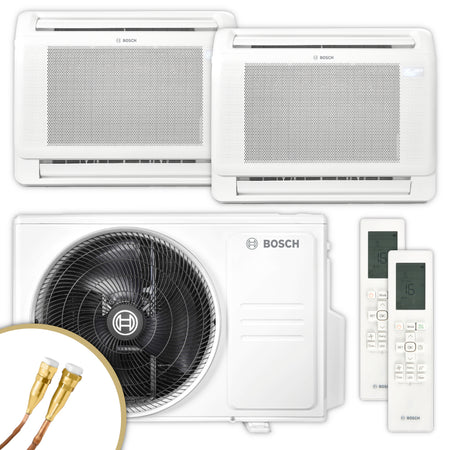BOSCH Multisplit Klimaanlage Truhe Climate 5000 M | 2,6 kW + 3,5 kW | klimaworld.com